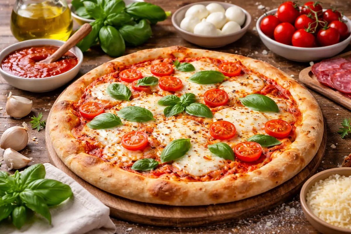 Comment préparer une pizza maison à partir d'ingrédients simples et frais