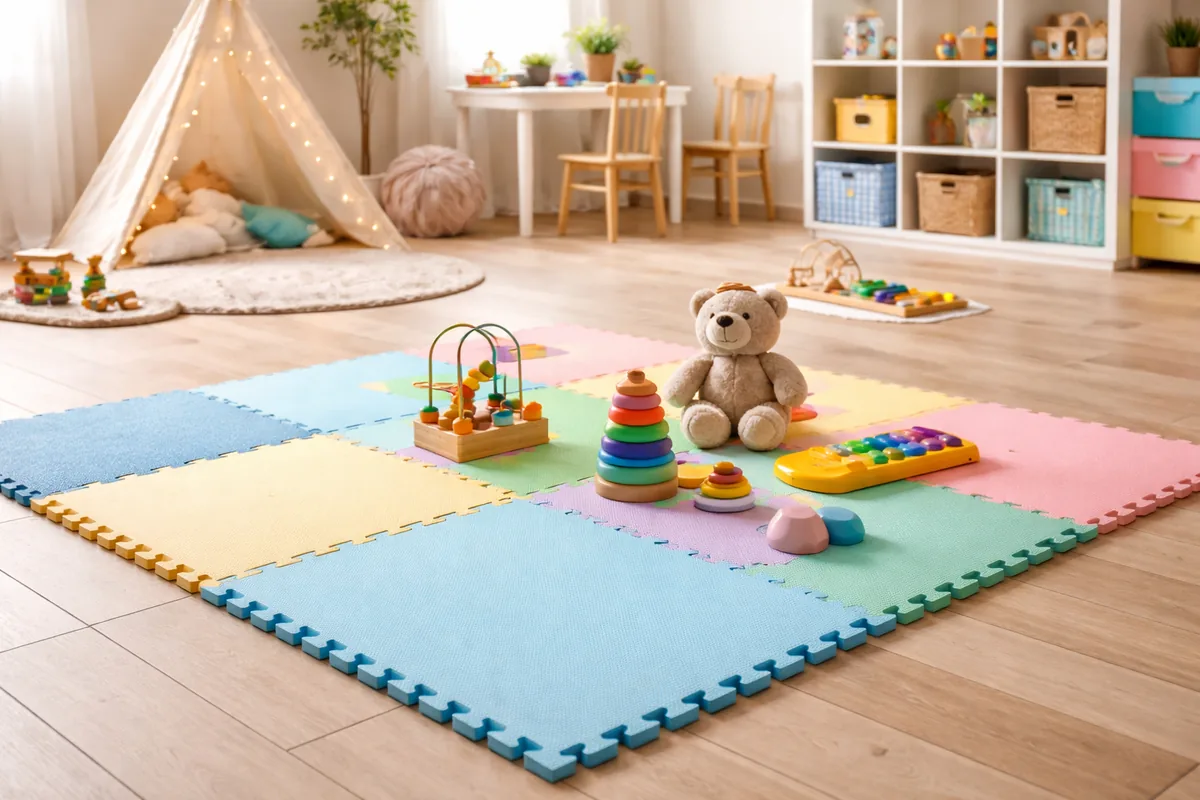 Quel type de sol choisir pour une salle de jeux pour enfants