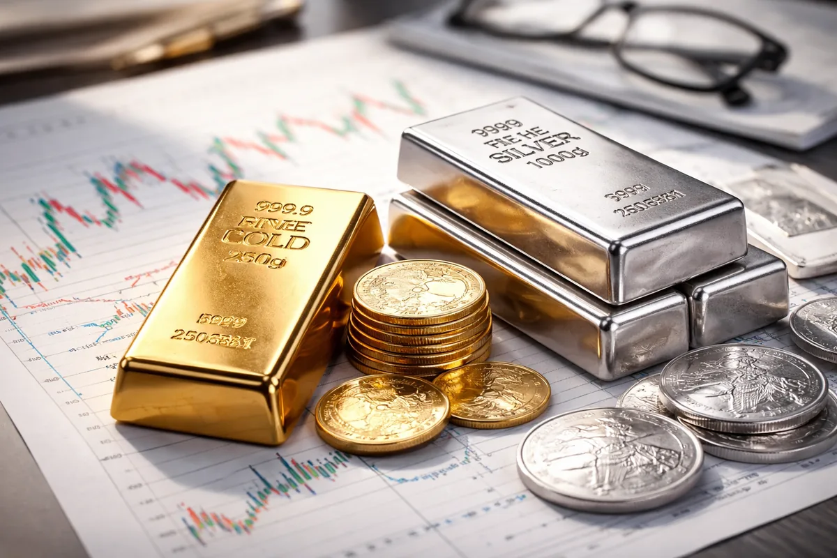 Comment l'or et l'argent influencent-ils les marchés des métaux précieux ?
