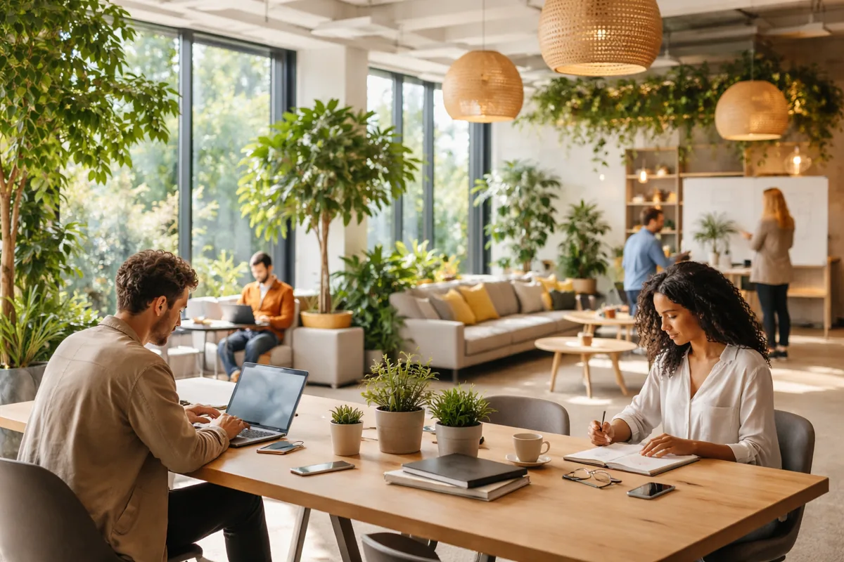 Les bénéfices des espaces de travail inspirants