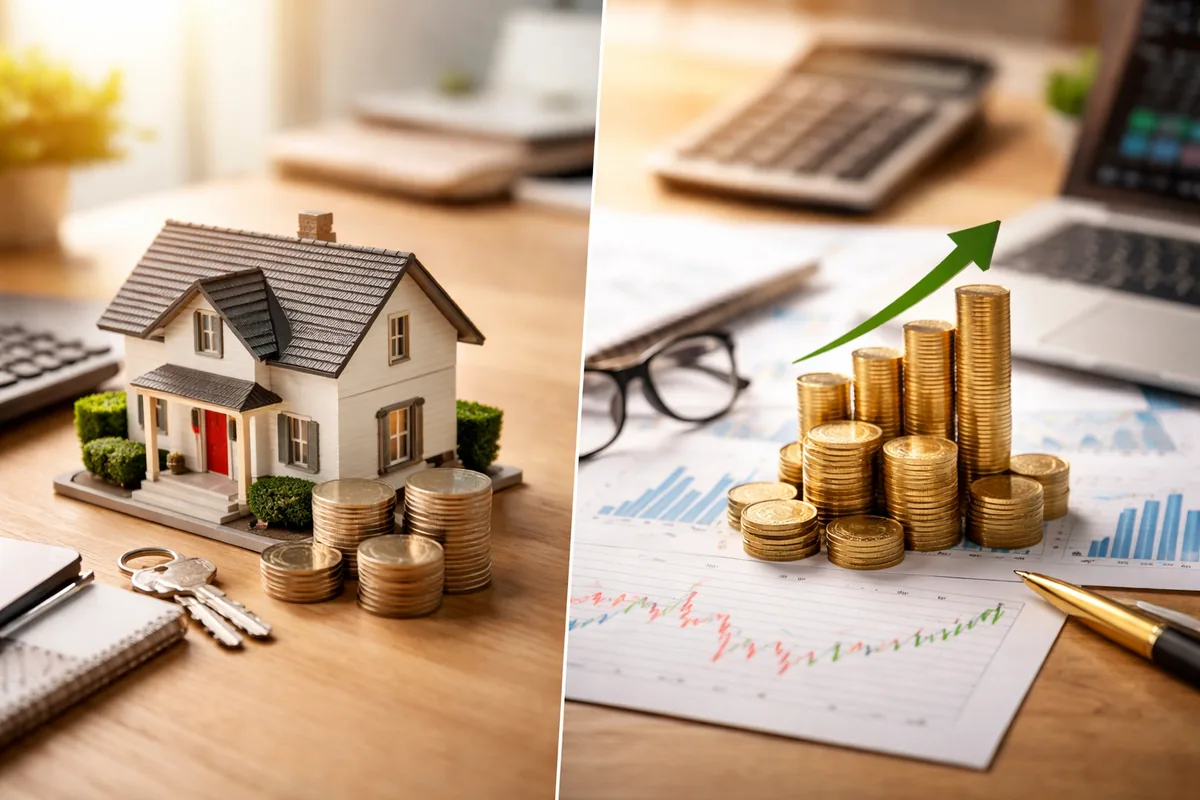 Comment choisir entre l'investissement immobilier et les actions